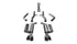 CORSA XTREME SOUND LEVEL CAT-BACK TWIN 3.5 IN TIPS 17+ CHALLENGER R/T 5.7